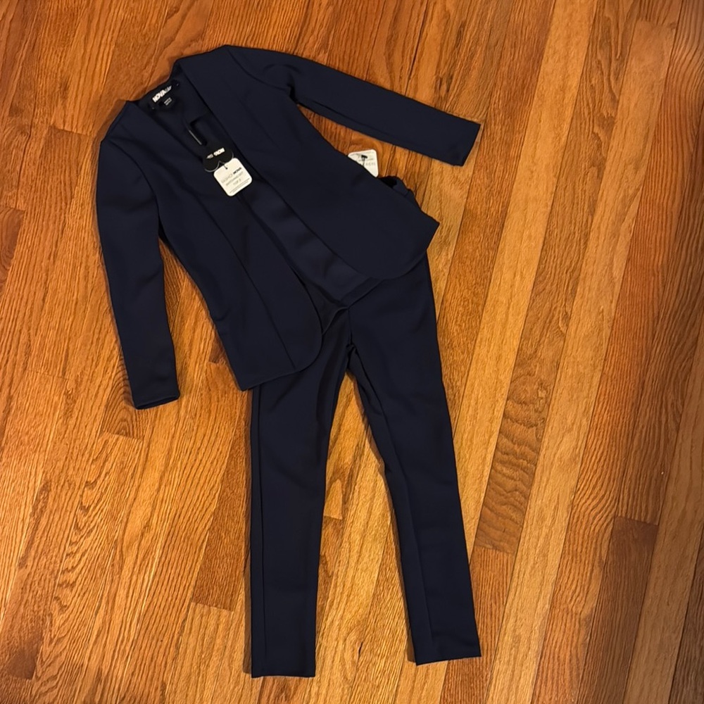 Fashion Nova Kids Navy Pantsuit Set